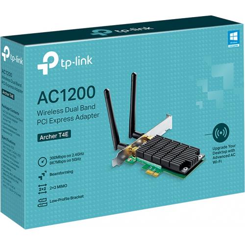 TP Link Archer T4E   2.4G/5G Dual Band Wireless PCI Express Adapter For Desktop Computer Alternate-Image2/500
