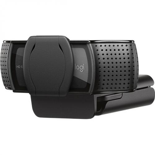 Logitech C920S HD Pro Webcam, Full HD 1080p/30fps Video Calling, Clear Stereo Audio, Light Correction, Privacy Shutter, Works With Skype, Zoom, FaceTime, Hangouts, PC/Mac/Laptop/Tablet/XBox   Black Alternate-Image2/500