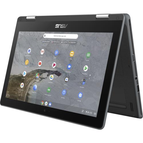 Asus Chromebook Flip C214 C214MA YS02T 11.6" Touchscreen Convertible Chromebook   HD   1366 X 768   Intel Celeron N4000 Dual Core (2 Core) 1.10 GHz   4 GB Total RAM   32 GB Flash Memory   Dark Gray Alternate-Image2/500