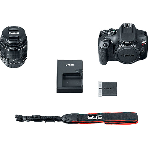 Canon EOS Rebel T7 24.1 Megapixel Digital SLR Camera With Lens   0.71"   2.17" (Lens 1), 2.95"   11.81" (Lens 2) Alternate-Image2/500