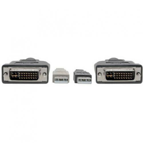 Tripp Lite By Eaton DVI To USB A Dual KVM Cable Kit   (2x Male/2x Male), 1920 X 1200 (1080p) @ 60 Hz, 10 Ft. (3.05 M) Alternate-Image2/500