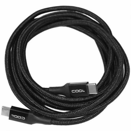 CODi 6' USB C To USB C Braided Nylon Charge & Sync Cable Alternate-Image2/500