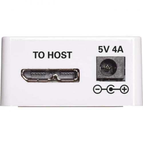 Tripp Lite By Eaton 10 Port USB 3.x (5Gbps) / USB 2.0 Combo Hub   USB Charging, 2 USB 3.x & 8 USB 2.0 Ports Alternate-Image2/500