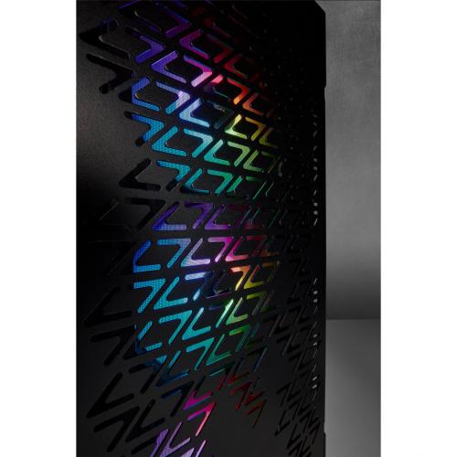 Corsair ICUE 220T RGB Airflow Tempered Glass Mid Tower Smart Case   Black Alternate-Image2/500