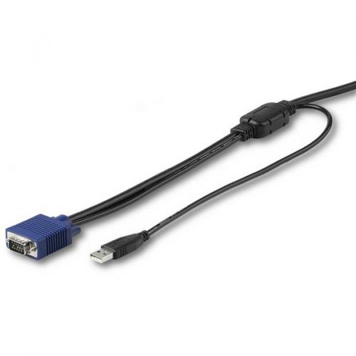 StarTech.com 6 Ft. (1.8 M) USB KVM Cable For StarTech.com Rackmount Consoles   VGA And USB KVM Console Cable (RKCONSUV6) Alternate-Image2/500