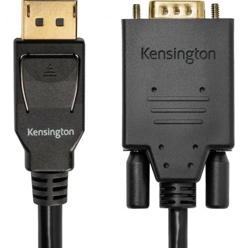 Kensington DisplayPort 1.2 (M) To VGA (M) Passive Unidirectional Cable, 6ft Alternate-Image2/500
