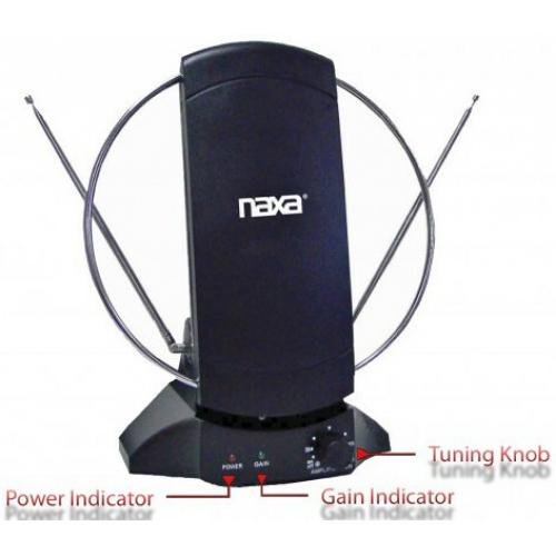 Naxa High Powered Amplified Antenna Suitable For HDTV And ATSC Digital Television Alternate-Image2/500