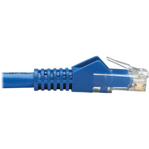 Eaton Tripp Lite Series Cat6 Gigabit Snagless Molded UTP Ethernet Cable (RJ45 M/M), PoE, CMR LP, Blue, 3 Ft. (0.91 M) Alternate-Image2/500