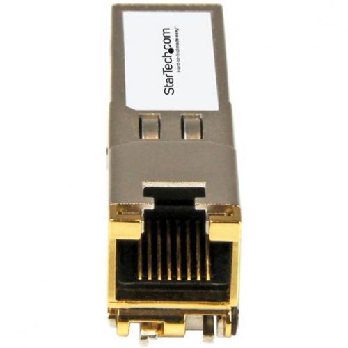 StarTech.com Brocade E1MG TX Compatible SFP Module   1000BASE T   1GE Gigabit Ethernet SFP To RJ45 Cat6/Cat5e Transceiver   100m Alternate-Image2/500