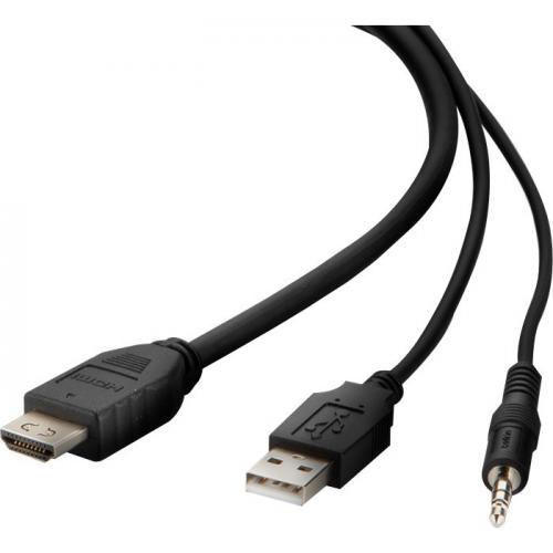 Belkin HDMI High Retention + USB A/B + Audio Passive Combo KVM Cable Alternate-Image2/500
