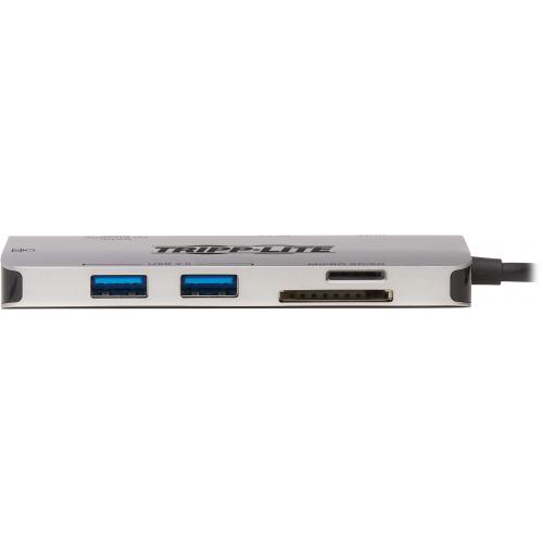 Tripp Lite By Eaton USB C Dock   4K HDMI, USB 3.x (5Gbps), USB A/C Hub Ports, GbE, Memory Card, 100W PD Charging Alternate-Image2/500