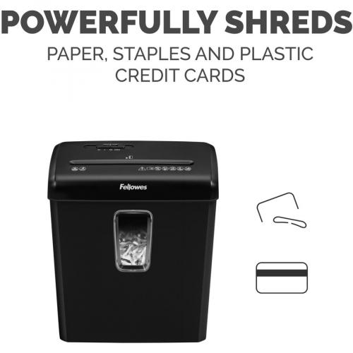 Fellowes Powershred P30 C 6 Sheet Cross Cut Deskside Shredder For Home Office Alternate-Image2/500