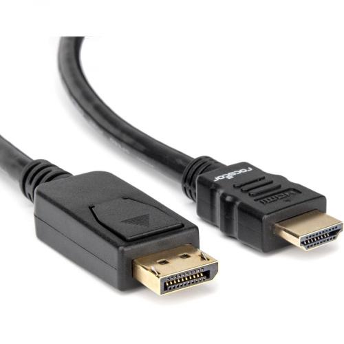 Rocstor Premium DisplayPort&reg; To HDMI Converter Cable M/M  10 Ft (3m)   4K Alternate-Image2/500