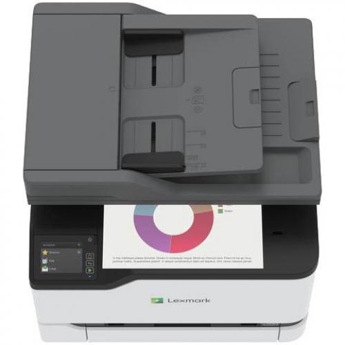 Lexmark CX431adw Laser Multifunction Printer Color Copier/Fax/Scanner 26 Ppm Mono/26 Ppm Color Print 2400x600 Dpi Print Automatic Duplex Print 75000 Pages 251 Sheets Input 600 Dpi Optical Scan Color Fax Wireless LAN Alternate-Image2/500
