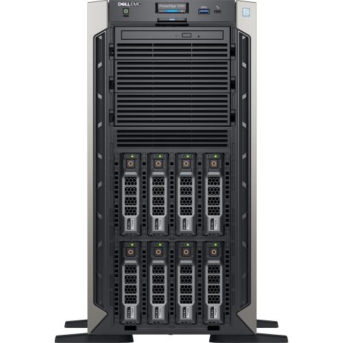 Dell EMC PowerEdge T340 5U Tower Server   1 X Intel Xeon E 2224 3.40 GHz   8 GB RAM   1 TB HDD   (1 X 1TB) HDD Configuration   Serial ATA Controller   3 Year ProSupport Alternate-Image2/500