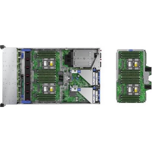 HPE ProLiant DL560 G10 2U Rack Server   2 X Intel Xeon Gold 5220 2.20 GHz   64 GB RAM   12Gb/s SAS Controller Alternate-Image2/500