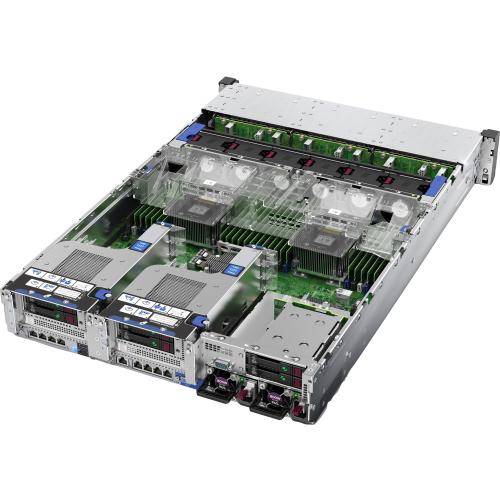 HPE ProLiant DL380 G10 2U Rack Server   1 X Intel Xeon Gold 5222 3.80 GHz   32 GB RAM   Serial ATA/600 Controller Alternate-Image2/500
