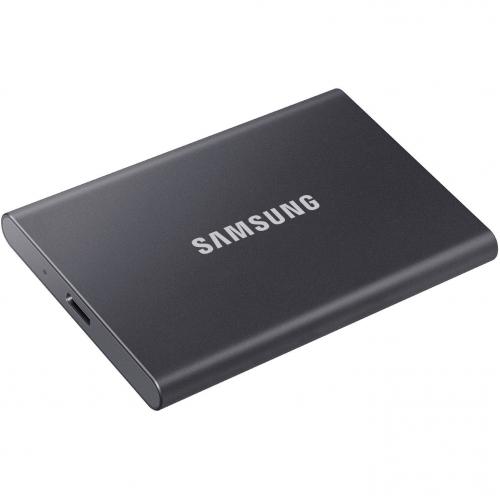Samsung T7 MU PC500T/AM 500 GB Portable Solid State Drive   External   PCI Express NVMe   Titan Gray Alternate-Image2/500