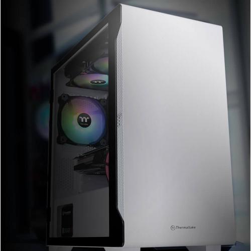 Thermaltake S100 Tempered Glass Snow Edition Micro Chassis Alternate-Image2/500