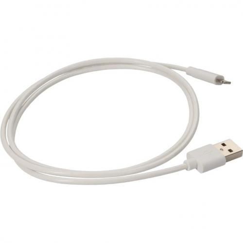 AddOn 1.0m (3.3ft) USB 2.0 (A) Male To Lightning Male White Cable Alternate-Image2/500