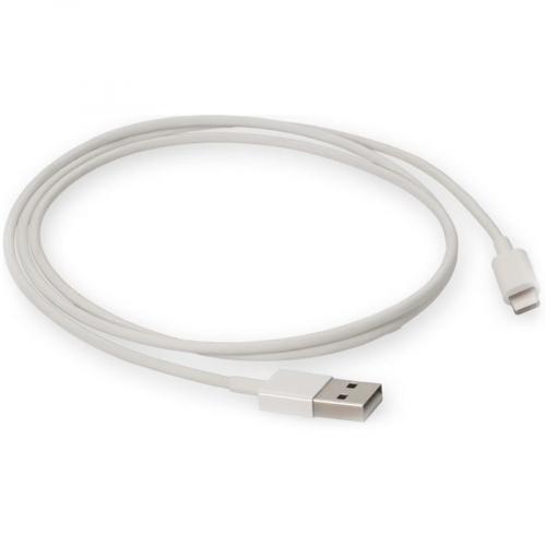 AddOn 1m USB 2.0 (A) Male To Lightning Male White Cable Alternate-Image2/500