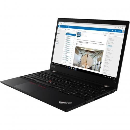 Lenovo ThinkPad T15 Gen 1 20S6004PUS 15.6" Notebook   Full HD   1920 X 1080   Intel Core I5 10th Gen I5 10310U Quad Core (4 Core) 1.70 GHz   8 GB Total RAM   256 GB SSD   Glossy Black Alternate-Image2/500