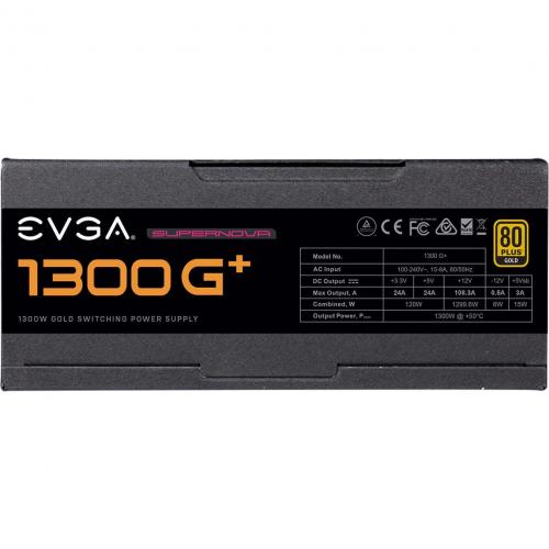 EVGA SuperNOVA 1300 G+ 1300W Power Supply Alternate-Image2/500