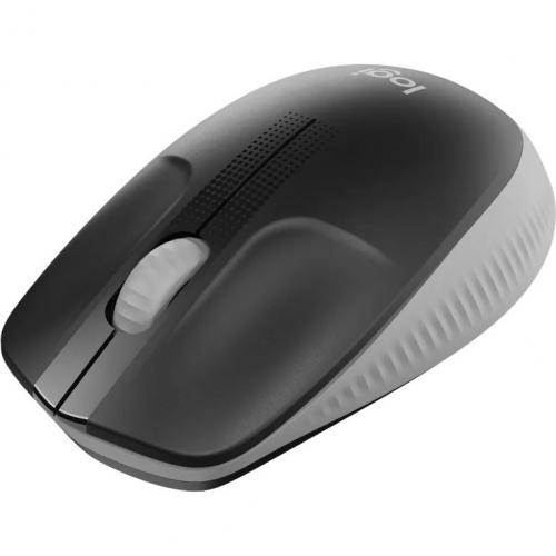 Logitech Wireless Mouse M190   Full Size Ambidextrous Curve Design, 18 Month Battery With Power Saving Mode, Precise Cursor Control & Scrolling, Wide Scroll Wheel, Thumb Grips (Charcoal) Alternate-Image2/500