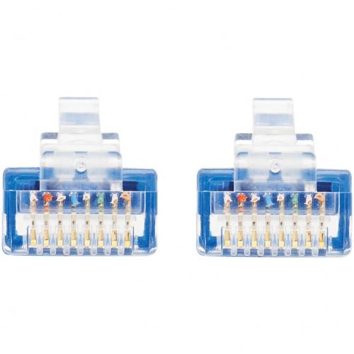 Eaton Tripp Lite Series Cat6a 10G Molded Ultra Slim UTP Ethernet Cable (RJ45 M/M), Blue, 3 Ft. (0.91 M) Alternate-Image2/500