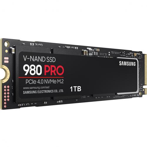 Samsung 980 PRO MZ V8P1T0B/AM 1 TB Solid State Drive   M.2 2280 Internal   PCI Express NVMe (PCI Express NVMe 4.0 X4) Alternate-Image2/500