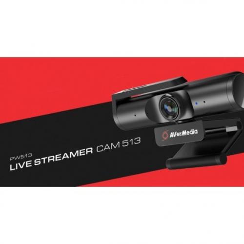 AVerMedia Live Streamer PW513 Webcam   8 Megapixel   60 Fps   USB 3.0 Alternate-Image2/500