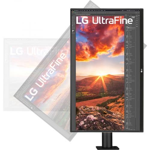 LG UltraFine 27BN88U B 27" Class 4K UHD LCD Monitor   16:9   Textured Black Alternate-Image2/500