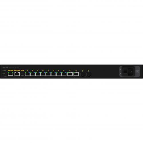 Netgear AV Line M4250 10G2F PoE+ 8x1G PoE+ 125W 2x1G And 2xSFP Managed Switch (GSM4212P) Alternate-Image2/500