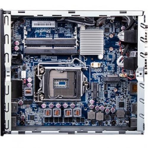 Shuttle XPC Slim DH410S Barebone System   Slim PC   Socket LGA 1200   1 X Processor Support Alternate-Image2/500