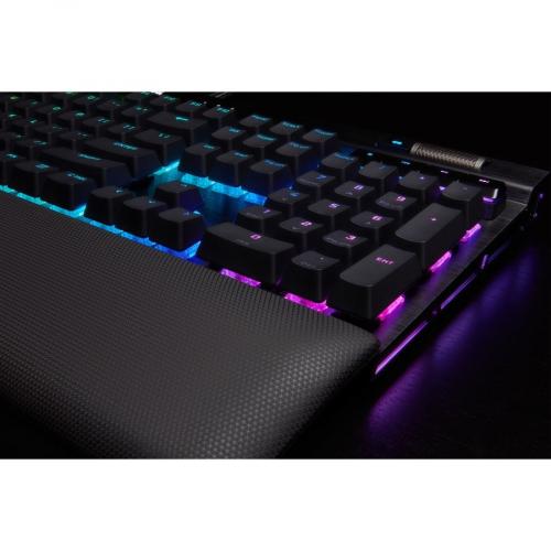 Corsair K100 RGB Mechanical Gaming Keyboard   CHERRY MX Speed   Black Alternate-Image2/500