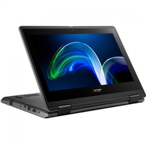 Acer TravelMate Spin B3 B311RN 32 TMB311RN 32 C6ZX 11.6" Touchscreen Convertible 2 In 1 Notebook   HD   1366 X 768   Intel Celeron N5100 Quad Core (4 Core) 1.10 GHz   4 GB Total RAM   128 GB Flash Memory Alternate-Image2/500
