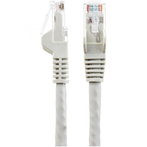 StarTech.com 6ft (1.8m) CAT6 Ethernet Cable, LSZH (Low Smoke Zero Halogen) 10 GbE Snagless 100W PoE UTP RJ45 Gray Network Patch Cord, ETL Alternate-Image2/500