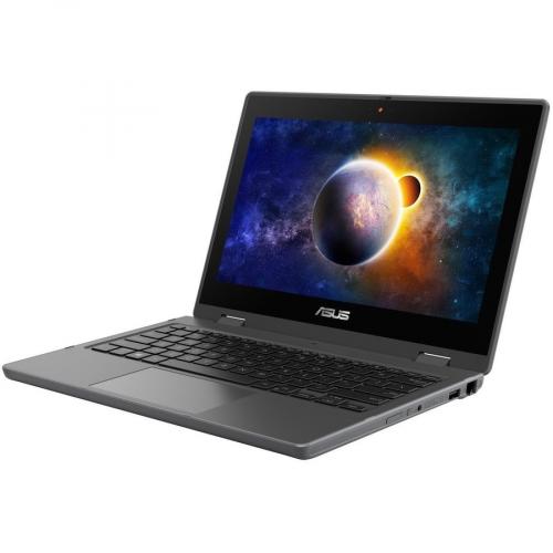Asus BR1100F BR1100FKA 502YT LTE 11.6" Touchscreen Rugged Convertible 2 In 1 Notebook   HD   1366 X 768   Intel Celeron N4500 Dual Core (2 Core) 1.10 GHz   4 GB Total RAM   64 GB Flash Memory   Star Gray Alternate-Image2/500