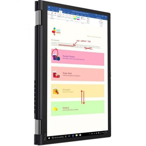 Lenovo ThinkPad X13 Yoga Gen 2 13.3" Touchscreen 2 In 1 Laptop Intel Core I5 1135G7 8GB RAM 256GB SSD Alternate-Image2/500