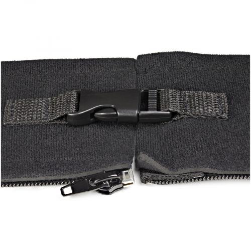 StarTech.com 40" Neoprene Cable Management Sleeve With Zipper/Buckle, Computer/PC Cord Cover, Flexible Cable Sleece/Organizer Wrap, Black Alternate-Image2/500