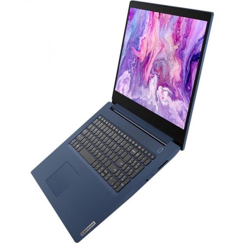 Lenovo IdeaPad 3 17.3" Laptop Intel Core I7 1065G7 8GB RAM 256GB SSD Abyss Blue   10th Gen I7 1065G7 Quad Core   In Plane Switching (IPS) Technology   Windows 10 Home   7.4 Hr Battery Life Alternate-Image2/500