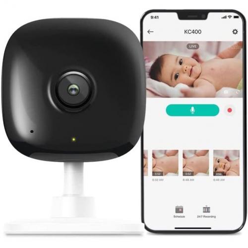 TP Link Kasa Spot KC400   2K Security Camera For Baby Monitor, 4MP HD Indoor Camera For Home Security With Motion Detection Alternate-Image2/500