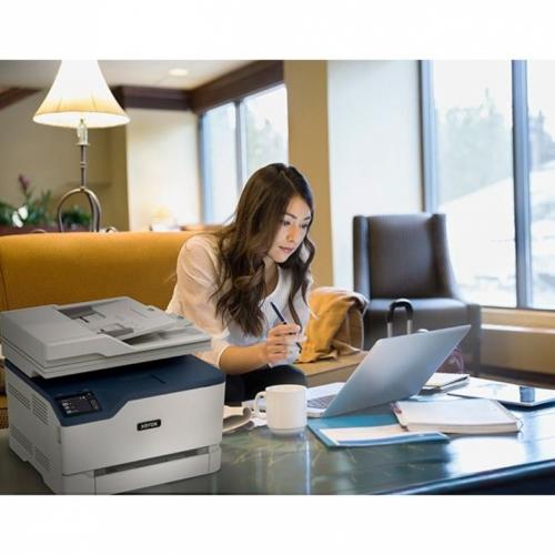Xerox C235/DNI Laser Multifunction Printer Color Copier/Fax/Scanner 24 Ppm Mono/24 Ppm Color Print 600x600 Dpi Print Automatic Duplex Print 30000 Pages 251 Sheets Input 3600 Dpi Optical Scan Wireless LAN Mopria Wi Fi Direct Chromebook Alternate-Image2/500