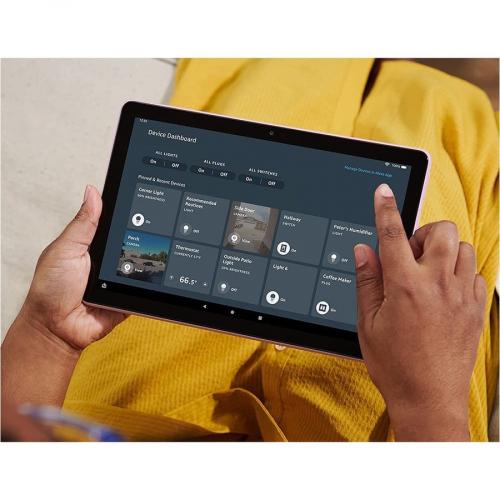 Amazon Fire HD 10 Tablet   10.1" Full HD   MediaTek MT8183   3 GB   32 GB SSD   Fire OS 7   Lavender Alternate-Image2/500