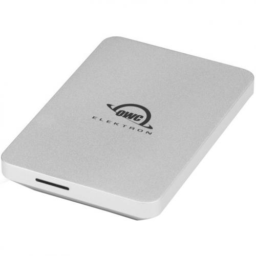 OWC Envoy Pro Elektron 1 TB Portable Rugged Solid State Drive   M.2 2242 External   PCI Express NVMe   Silver Alternate-Image2/500