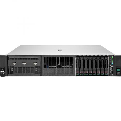 HPE ProLiant DL380 G10 Plus 2U Rack Server   1 X Intel Xeon Silver 4314 2.40 GHz   32 GB RAM   12Gb/s SAS Controller Alternate-Image2/500