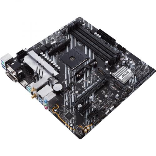 Asus Prime B550M A AC Desktop Motherboard   AMD B550 Chipset   Socket AM4   Micro ATX Alternate-Image2/500