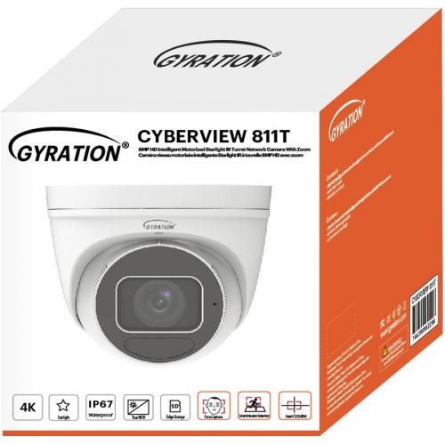 Gyration CYBERVIEW 811T 8 Megapixel Indoor/Outdoor HD Network Camera   Color   Turret Alternate-Image2/500