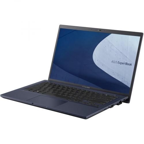 Asus ExpertBook B1 B1400 B1400CEA XH51 14" Rugged Notebook   Full HD   1920 X 1080   Intel Core I5 11th Gen I5 1135G7 Quad Core (4 Core) 2.40 GHz   8 GB Total RAM   256 GB SSD   Star Black Alternate-Image2/500