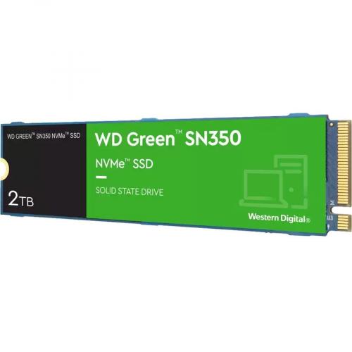 Western Digital Green SN350 WDS200T3G0C 2 TB Solid State Drive   M.2 2280 Internal   PCI Express NVMe Alternate-Image2/500